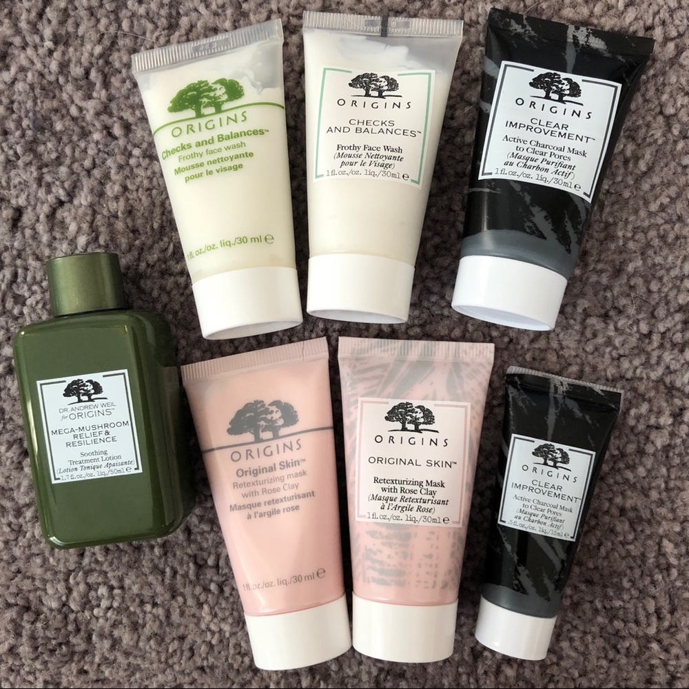 Best Origins skincare set (7 pieces, all new)